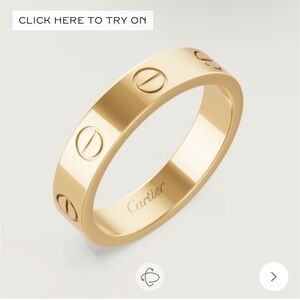Cartier Gold Love Band, Small Model